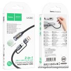 Hoco UA38C – USB-A / USB-C kábel beépített LED világítással