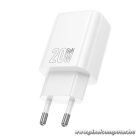 HOCO N60 hálózati töltő – 20W PD gyorstöltés, USB-C, EU csatlakozó