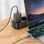 HOCO N60 hálózati töltő – 20W PD, USB-C, 60W USB-C – USB-C kábel (1 m)