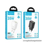 Phone charger Hoco USB A + USB C QC3.0 PD 3A 20W N61 white