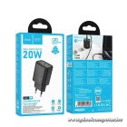 HOCO N61 Hálózati Töltő – 20W + 18W Dual Port, PD & QC 3.0, EU Csatlakozó