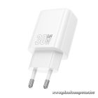 HOCO N63 Hálózati Töltő – 30W + 18W Dual Port, PD & QC 3.0, EU Csatlakozó