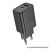 Phone charger Hoco USB A + USB C QC3.0 PD 3A 30W N63 black