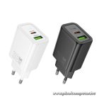 Phone charger Hoco USB A + USB C QC3.0 PD 3A 30W N63 black