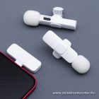 K1 vezeték nélküli dupla mikrofon Lightning csatlakozóval – 50 m hatótáv, 6 óra üzemidő