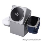 Wireless charger Forcell F-Energy 3in1 Rotation Cube Qi2 compatible with MagSafe (F-06) silver