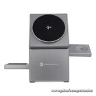 Wireless charger Forcell F-Energy 3in1 Rotation Cube Qi2 compatible with MagSafe (F-06) silver
