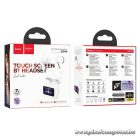 HOCO EQ14 Vezeték Nélküli Fülhallgató – Bluetooth 5.4, Touch Control, 20 Óra Üzemidő, Fehér