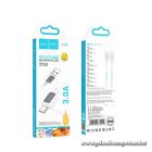 Hoco X108 USB-A – USB-C kábel 3A 1 m – Töltés és adatátvitel, szilikon kivitel (fehér)