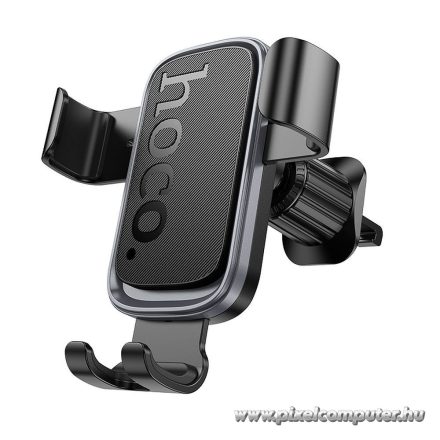 Gravity car phone holder Hoco air vent H80 black and gray