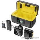 Wireless lavalier microphone Lightning / USB C Hoco 2 pcs L17 black