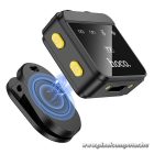 Wireless lavalier microphone Lightning / USB C Hoco 2 pcs L17 black