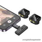 Wireless lavalier microphone Lightning / USB C Hoco 2 pcs L17 black