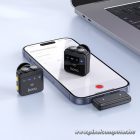 Wireless lavalier microphone Lightning / USB C Hoco 2 pcs L17 black