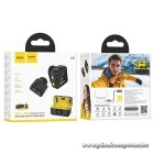 Wireless lavalier microphone Lightning / USB C Hoco 2 pcs L17 black