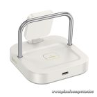 Wireles charger Hoco 3in1 3A 5W compatible with Apple Watch CQ16A milky white