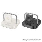 Wireles charger Hoco 3in1 3A 5W compatible with Apple Watch CQ16A milky white