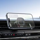 Magnetic car phone holder Hoco air vent H72 black and gray