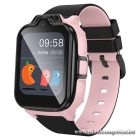 Hoco Y104 gyerek okosóra – 4G hívás, GPS követés, SOS funkció – Pink