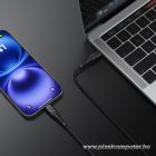 Veger USB-C – USB-C kábel 1,2 m – 60W PD gyorstöltés, 3A teljesítmény