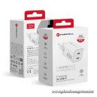 Forcell Mini GaN III 45W hálózati gyorstöltő – Dual USB-C, Power Delivery