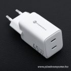 Forcell Mini GaN III 45W hálózati gyorstöltő – Dual USB-C, Power Delivery