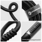 Cable USB A to USB C Forcell F-Energy QC4.0 3A 66W Cafule 0,5 m C256 black