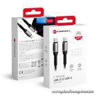 Cable USB C to USB C Forcell F-Energy QC4.0 PD 5A 240W Cafule 0,5 m C263 black