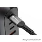 Cable USB C to USB C Forcell F-Energy QC4.0 PD 5A 100W Cafule 0,25 m C260 black