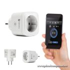 FORCELL F-ENERGY EU02 Smart Plug 230V with WiFi, programmer and Tuya/Amazon Alexa support - white
