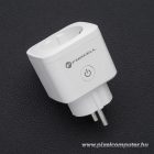 FORCELL F-ENERGY EU02 Smart Plug 230V with WiFi, programmer and Tuya/Amazon Alexa support - white