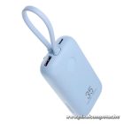 VEGER 10000 mAh Mini Power Bank – 35W, beépített kábelek, kompakt kivitel