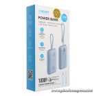 VEGER 10000 mAh Mini Power Bank – 35W, beépített kábelek, kompakt kivitel