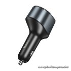 Car charger Hoco USB A + USB C + cigarette lighter PD QC3.0 3A 35W Z56 black