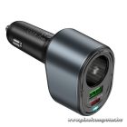 Car charger Hoco USB A + USB C + cigarette lighter PD QC3.0 3A 35W Z56 black