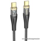 Cable USB C to USB C Hoco 3A 60W 1,2 m U121 black