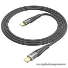 Cable USB C to USB C Hoco 3A 60W 1,2 m U121 black