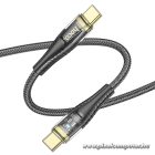 Cable USB C to USB C Hoco 3A 60W 1,2 m U121 black