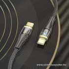 Cable USB C to USB C Hoco 3A 60W 1,2 m U121 black
