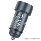 Hoco Z57A – 30W PD autós gyorstöltő USB-C + USB-A porttal