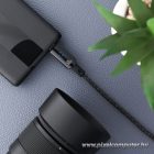 Forcell USB-C – USB-C 100W Gyorstöltő Kábel LCD Kijelzővel – C277, 5A, 120 cm