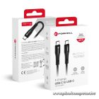 Cable USB C to USB C Forcell F-Energy QC4.0 PD 5A 100W Silicone 1 m C347 black