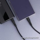 Cable USB C to USB C Forcell F-Energy QC4.0 PD 5A 100W Silicone 1 m C347 black