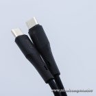 Cable USB C to USB C Forcell F-Energy QC4.0 PD 5A 100W Silicone 1 m C347 black