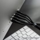 Cable USB C to USB C Forcell F-Energy QC4.0 PD 5A 100W Silicone 1 m C347 black