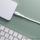 Cable USB A to USB C Forcell F-Energy QC4.0 3A 66W Silicone 1 m C342 white