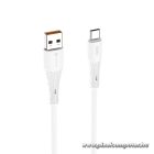 Cable USB A to USB C Forcell F-Energy QC4.0 3A 66W Silicone 1 m C342 white