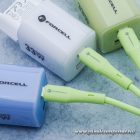 Cable USB A to USB C Forcell F-Energy QC4.0 3A 66W Silicone 1 m C342 green
