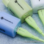 Cable USB C to USB C Forcell F-Energy QC4.0 PD 3A 60W Silicone 1 m C344 green