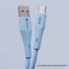 Cable USB A to USB C Forcell F-Energy QC4.0 3A 66W Silicone 1 m C342 blue